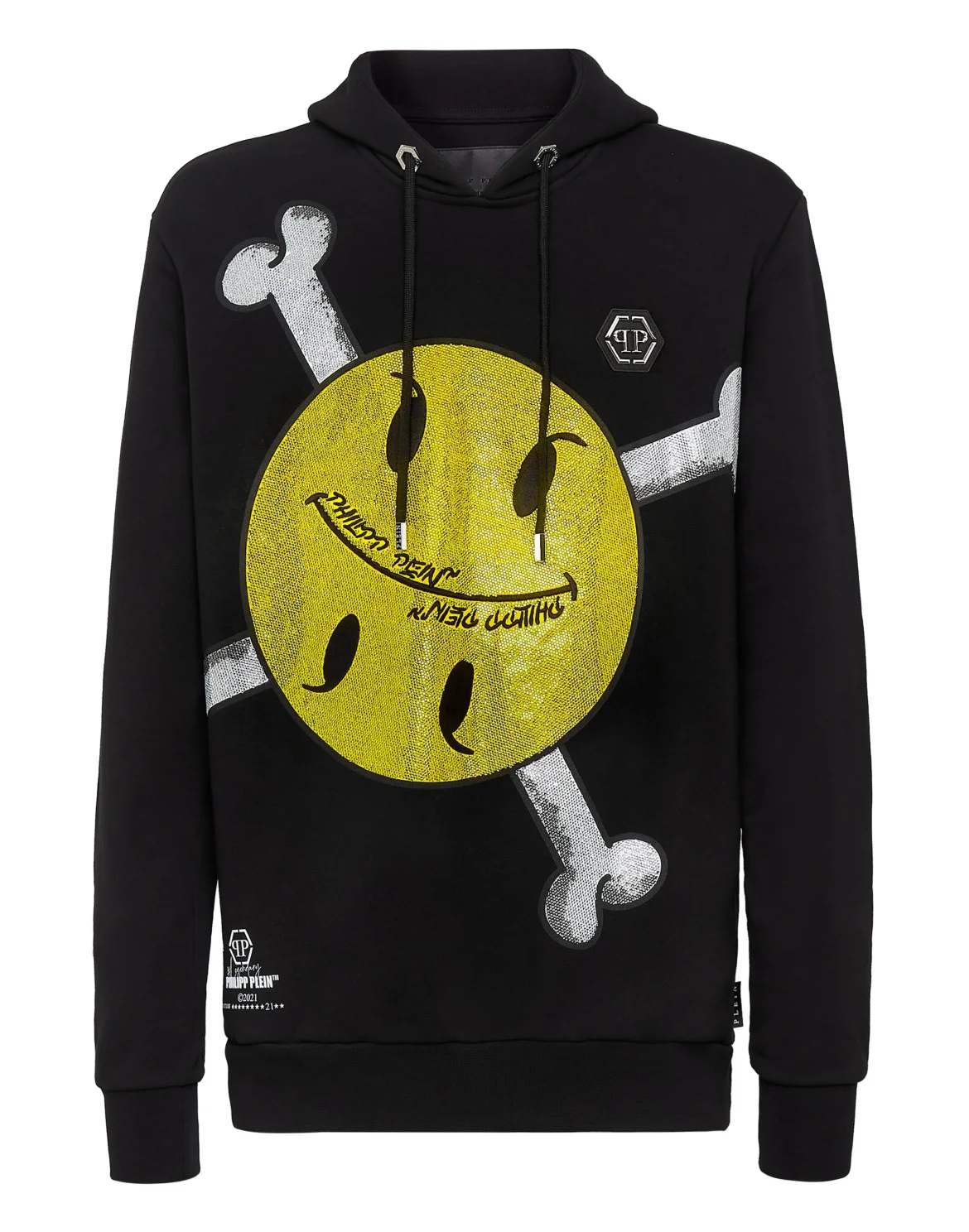 Hoodie sweatshirt Smile, цвет: Черный