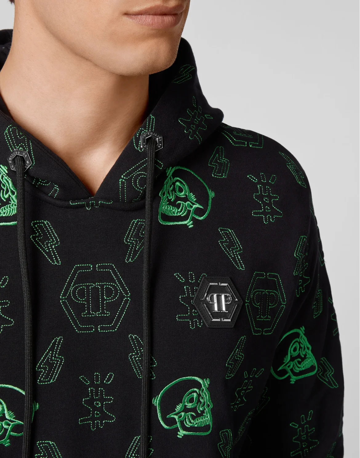 Hoodie sweatshirt Monogram, цвет: Черный