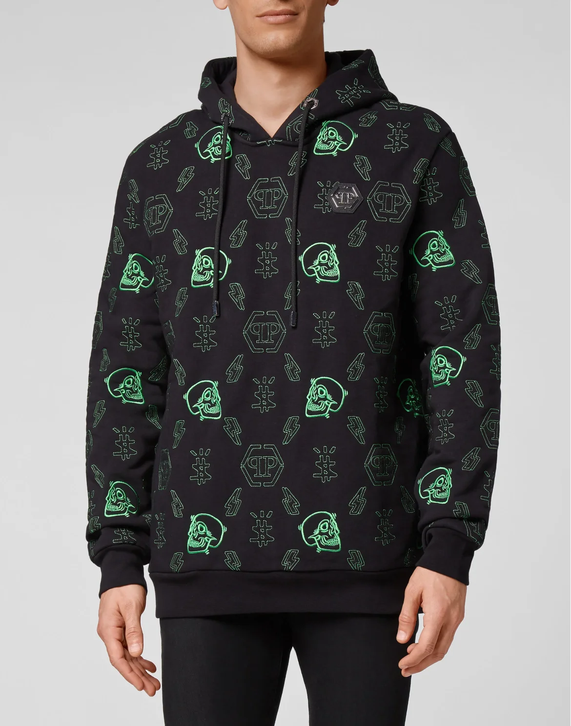 Hoodie sweatshirt Monogram, цвет: Черный