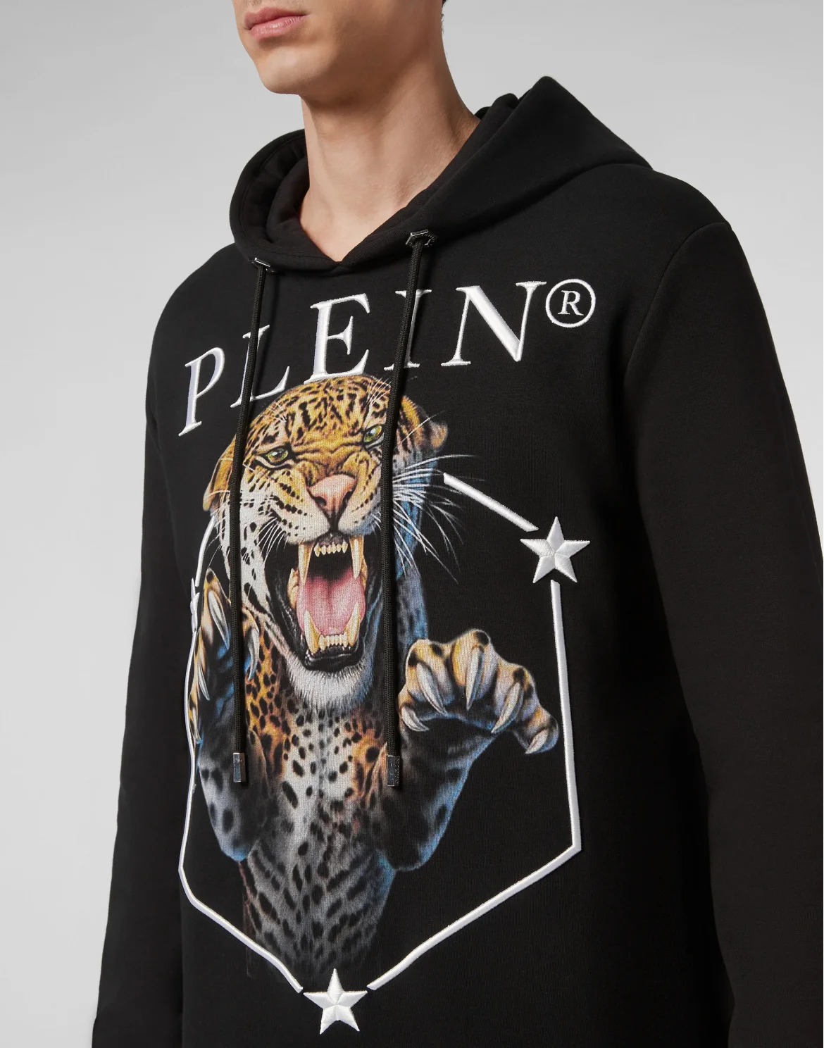 Hoodie sweatshirt Tiger, цвет: Черный