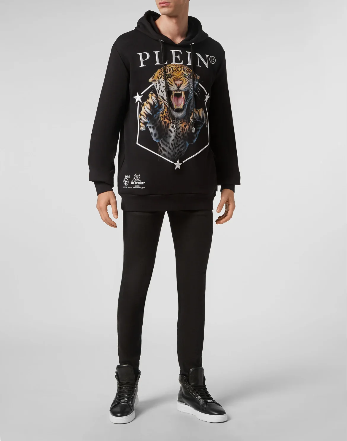 Hoodie sweatshirt Tiger, цвет: Черный