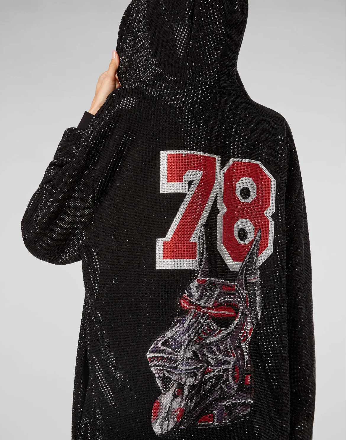 Hoodie sweatshirt Crystal, цвет: Черный