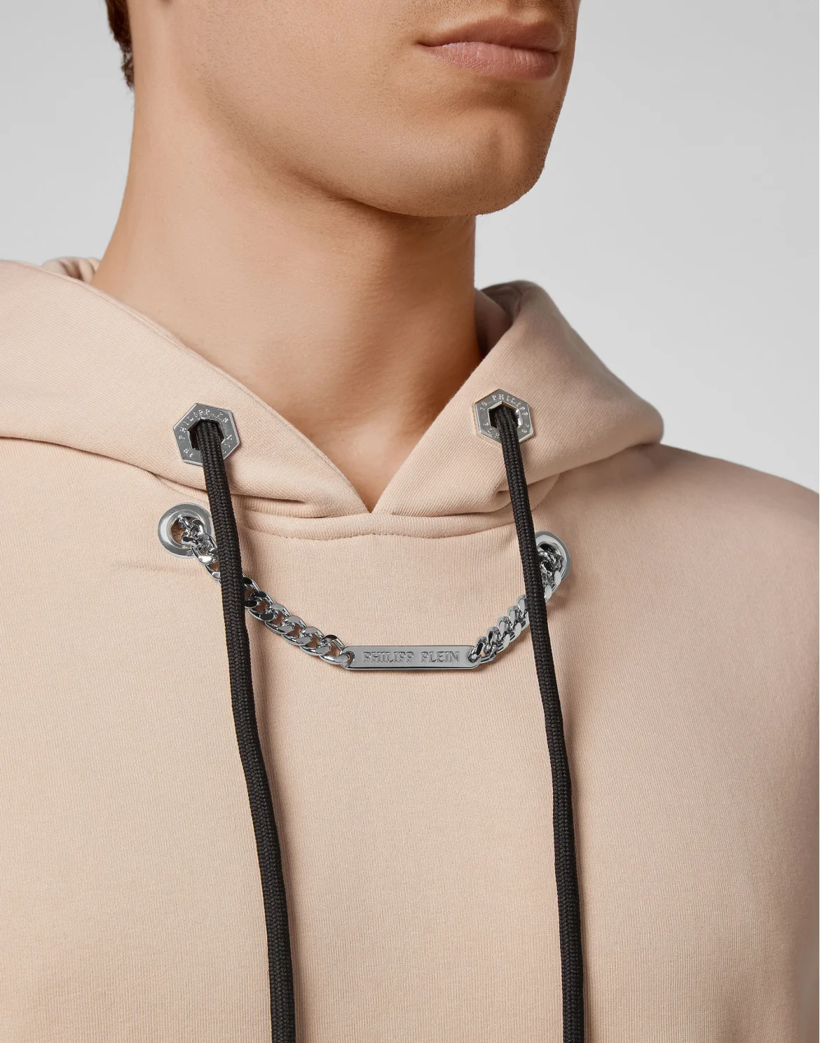 Hoodie sweatshirt Chains, цвет: Бежевый