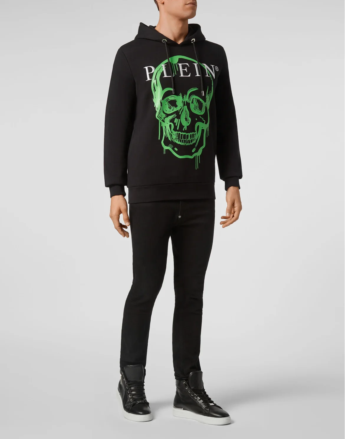 Hoodie sweatshirt Skull, цвет: Черный
