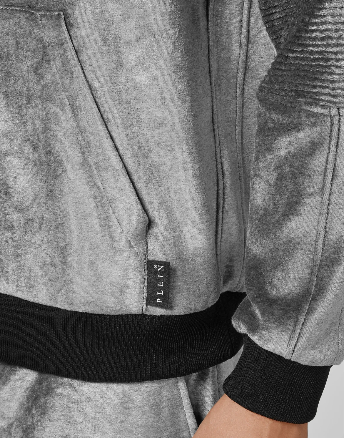Hoodie sweatshirt Iconic Plein, цвет: Серый