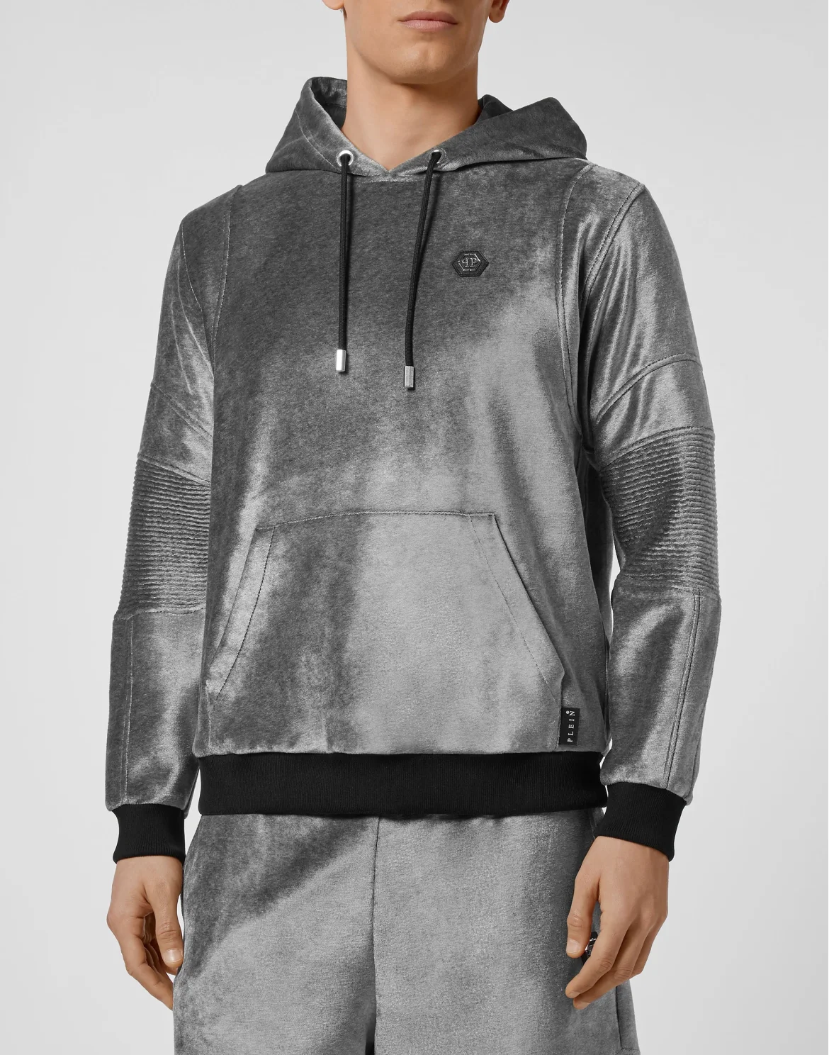 Hoodie sweatshirt Iconic Plein, цвет: Серый