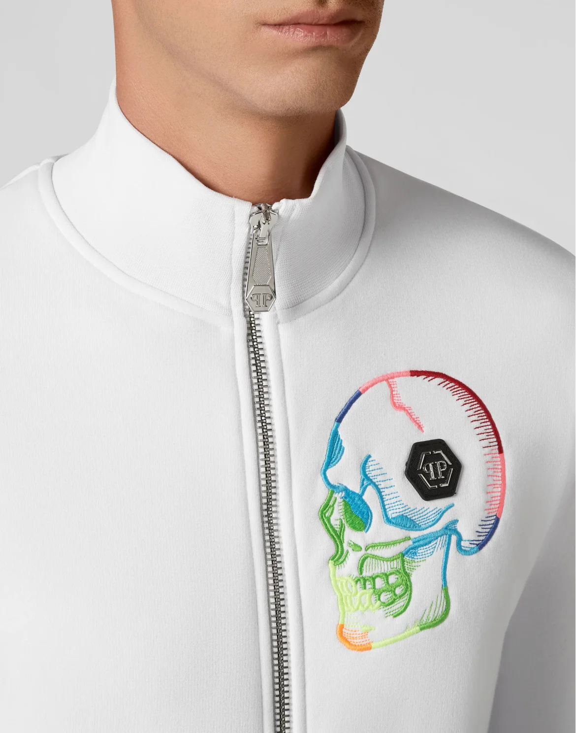 Jogging Jacket Skull, цвет: Белый