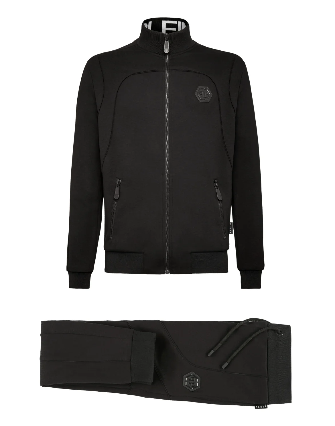 Top/Trousers Iconic Plein, цвет: Черный