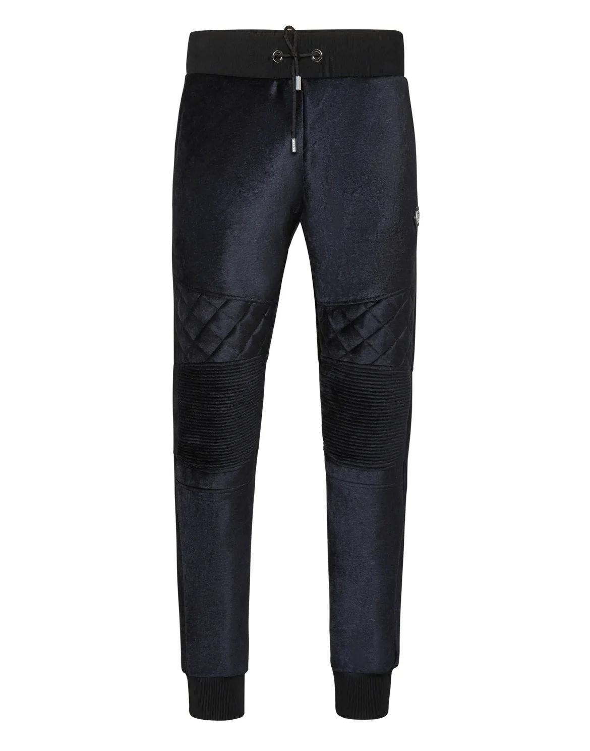 Velvet Jogging Trousers Iconic Plein, цвет: Синий