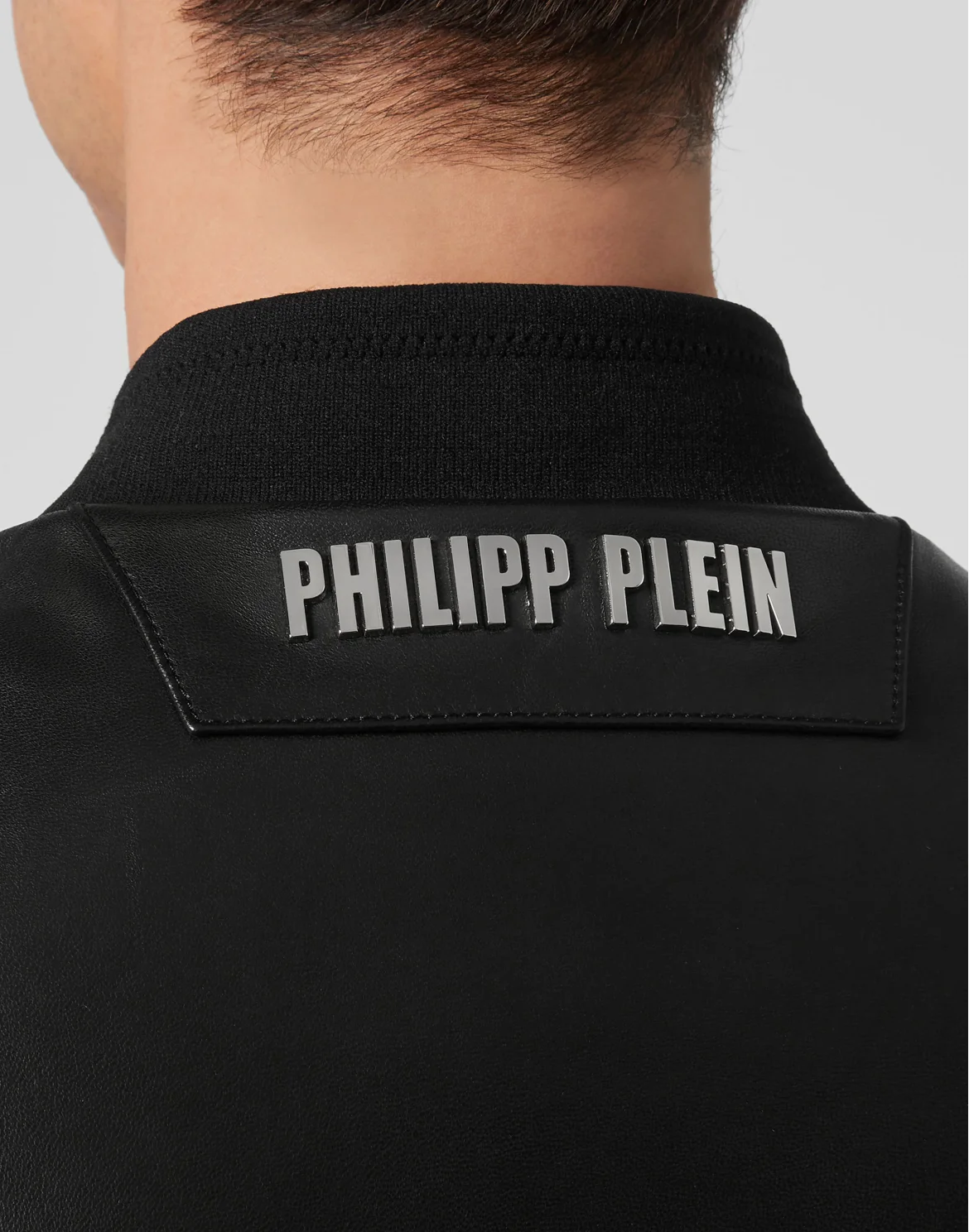 Leather Python Bomber Luxury, цвет: Черный