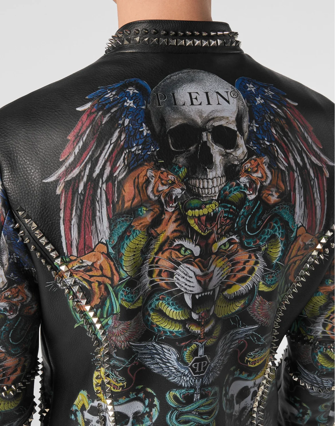 Leather Biker Tattoo, цвет: Черный