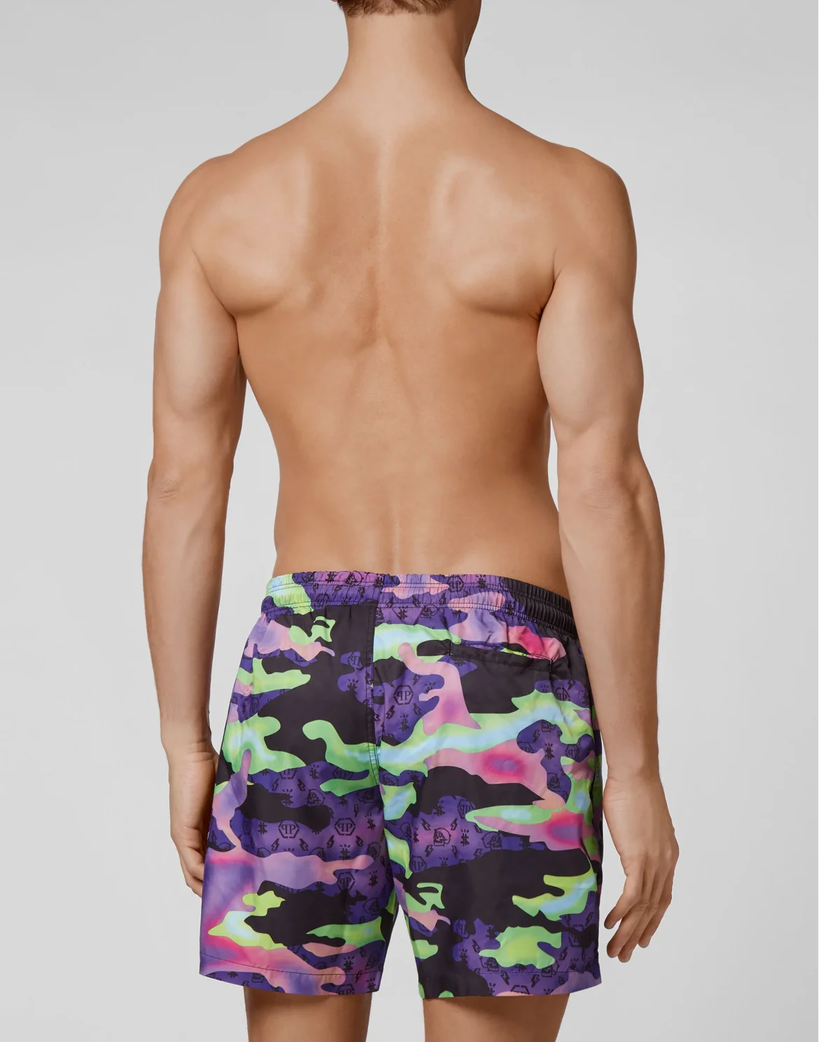 Beachwear Short Trousers Monogram, цвет: Фиолетовый