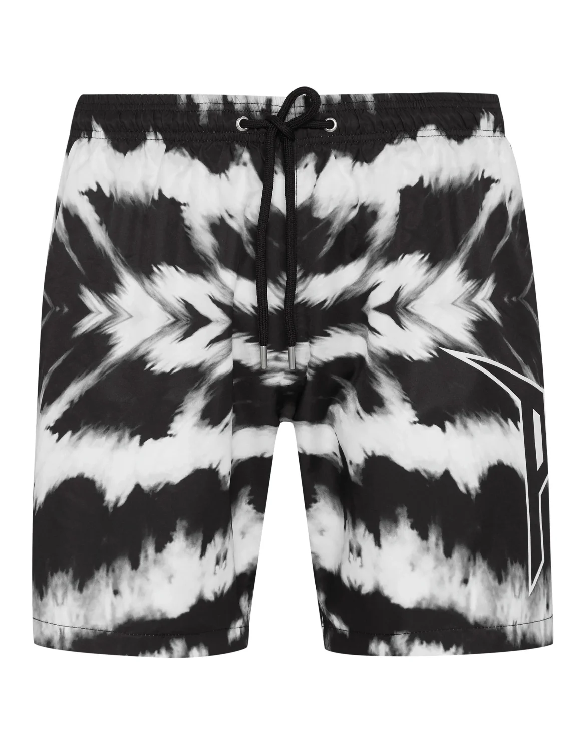 Beachwear Short Trousers Tie dye, цвет: Черный