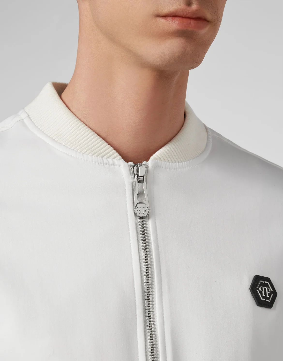 Satin Bomber Elegant, цвет: Белый