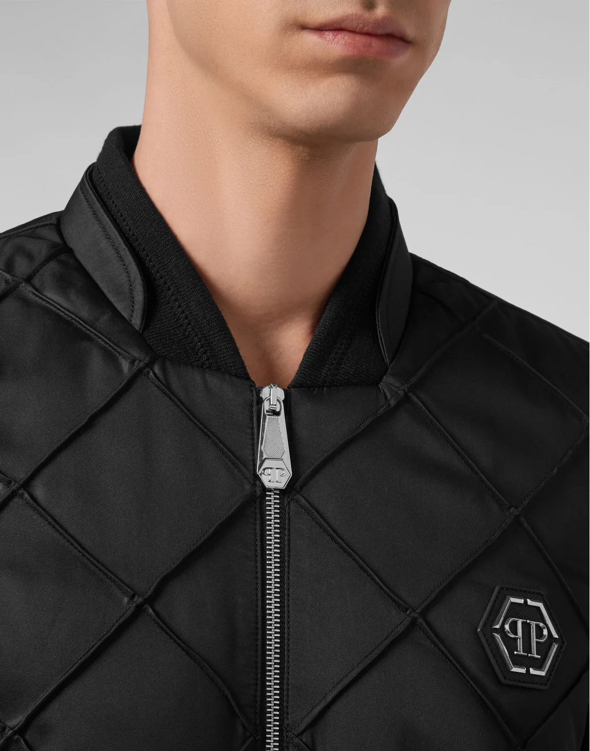Bomber Nylon Iconic Plein, цвет: Черный