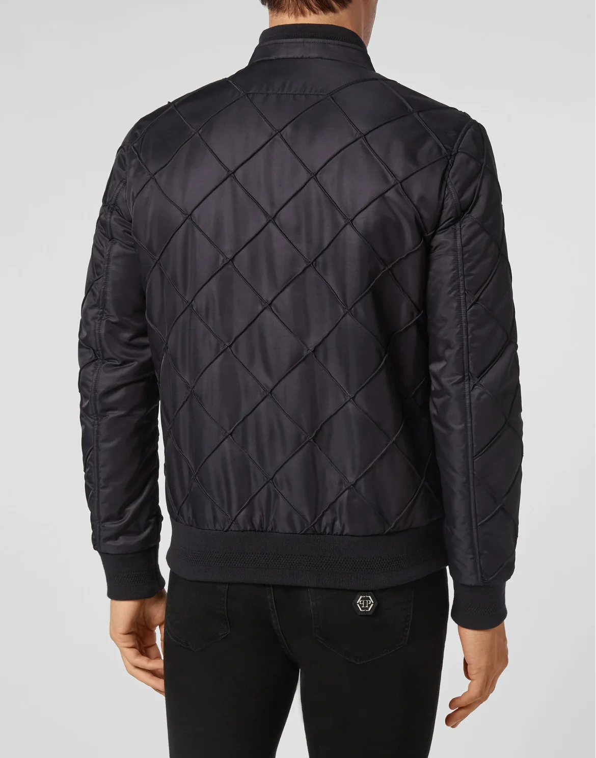 Bomber Nylon Iconic Plein, цвет: Синий