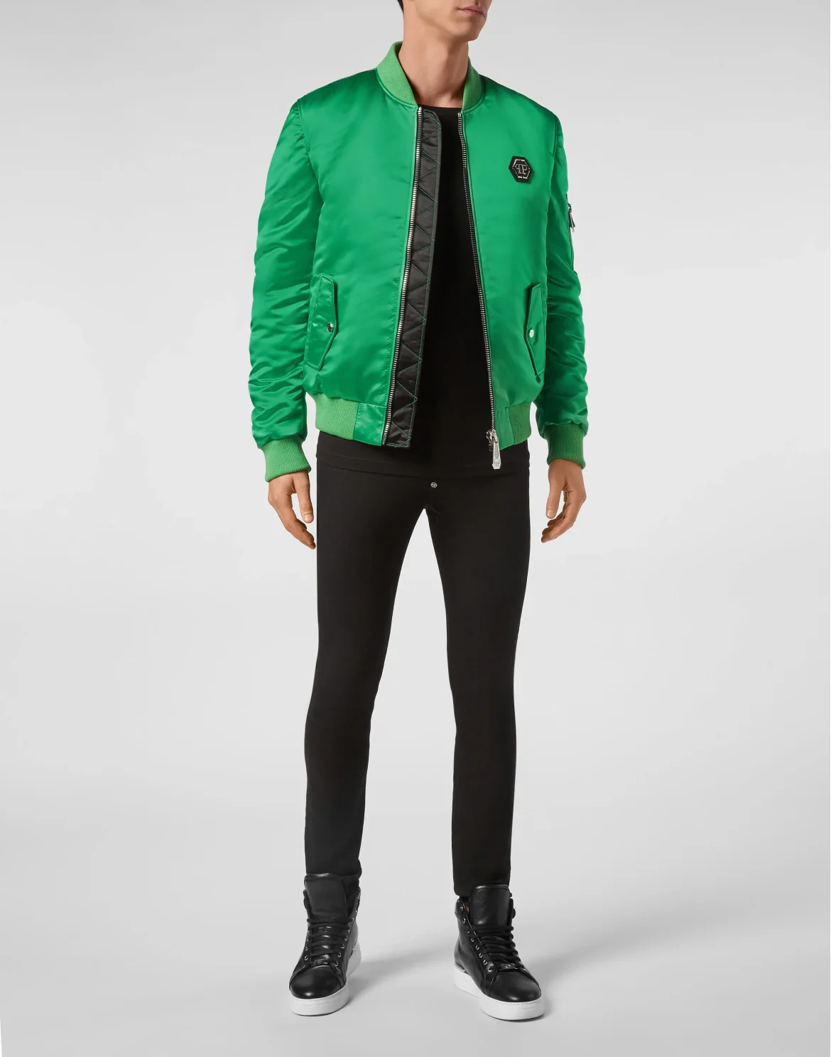Nylon Bomber PP1978, цвет: Зеленый