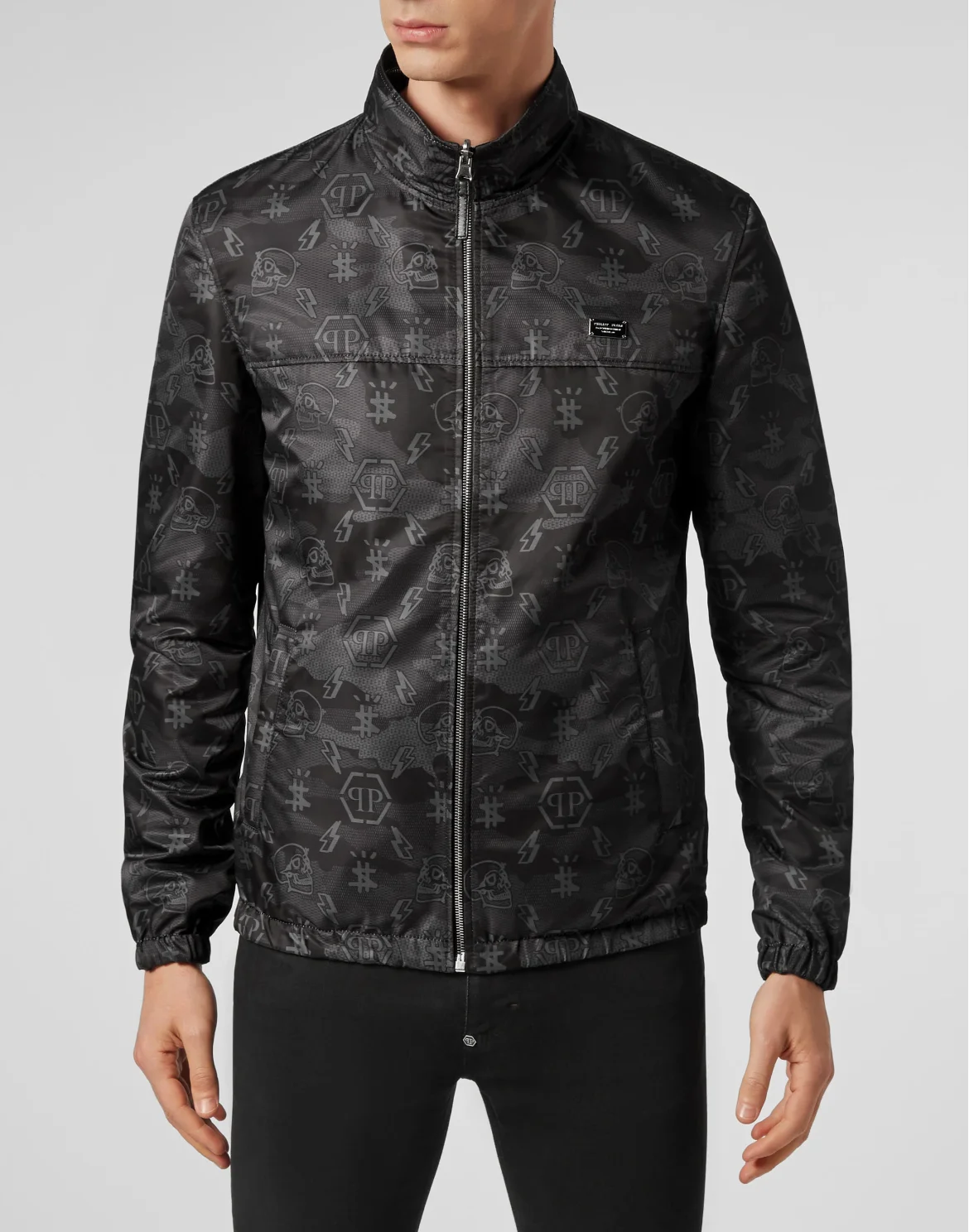 Reversibile Nylon Jacket Camou Monogram, цвет: Черный