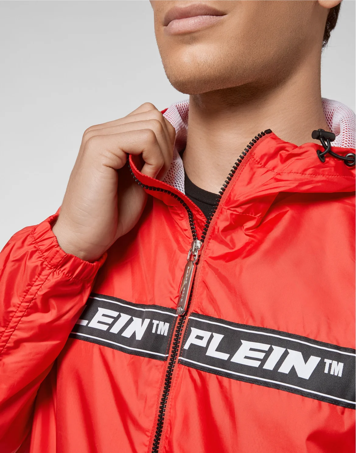 Nylon Windbreaker, цвет: Красный