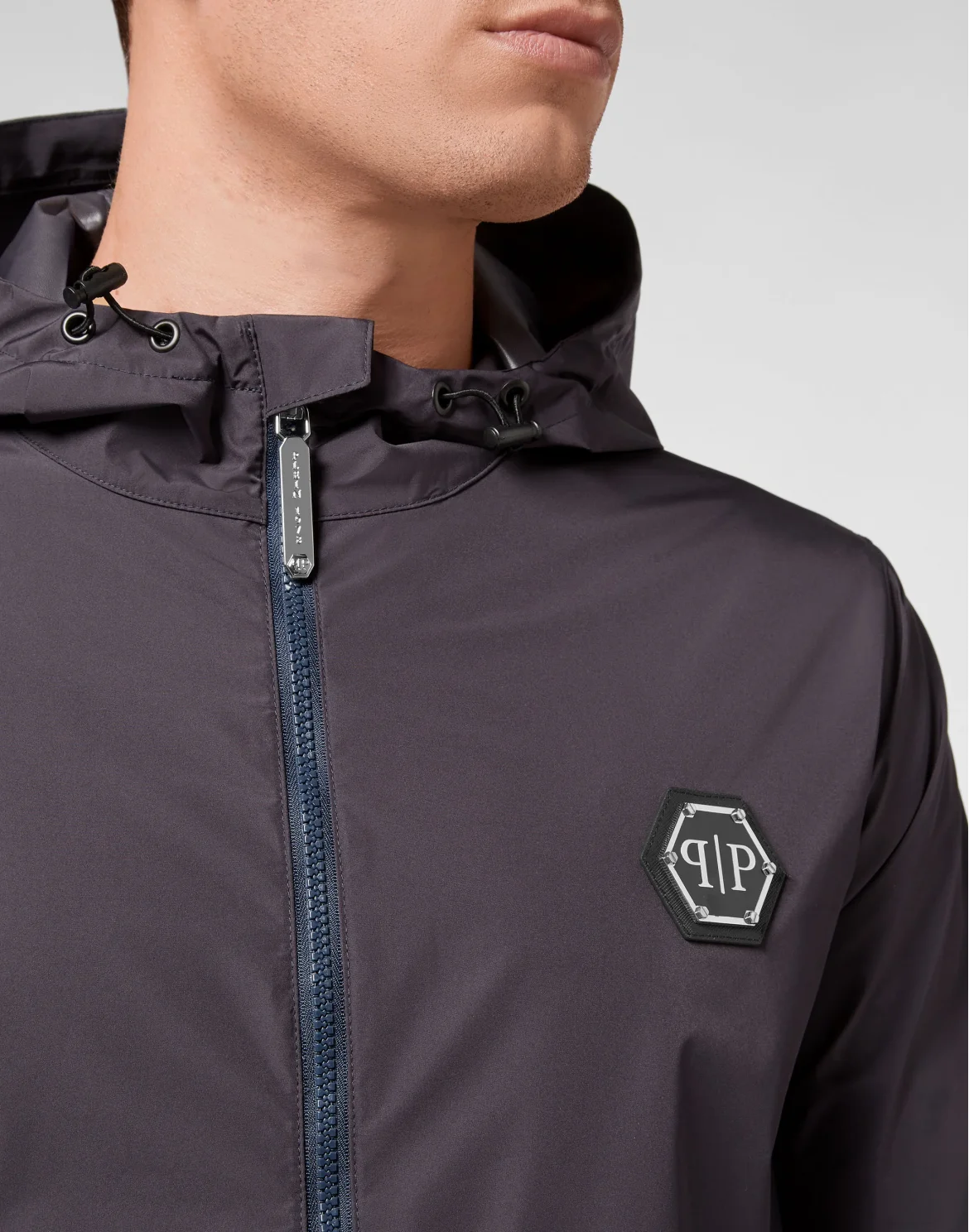 Nylon Windbreaker, цвет: Синий