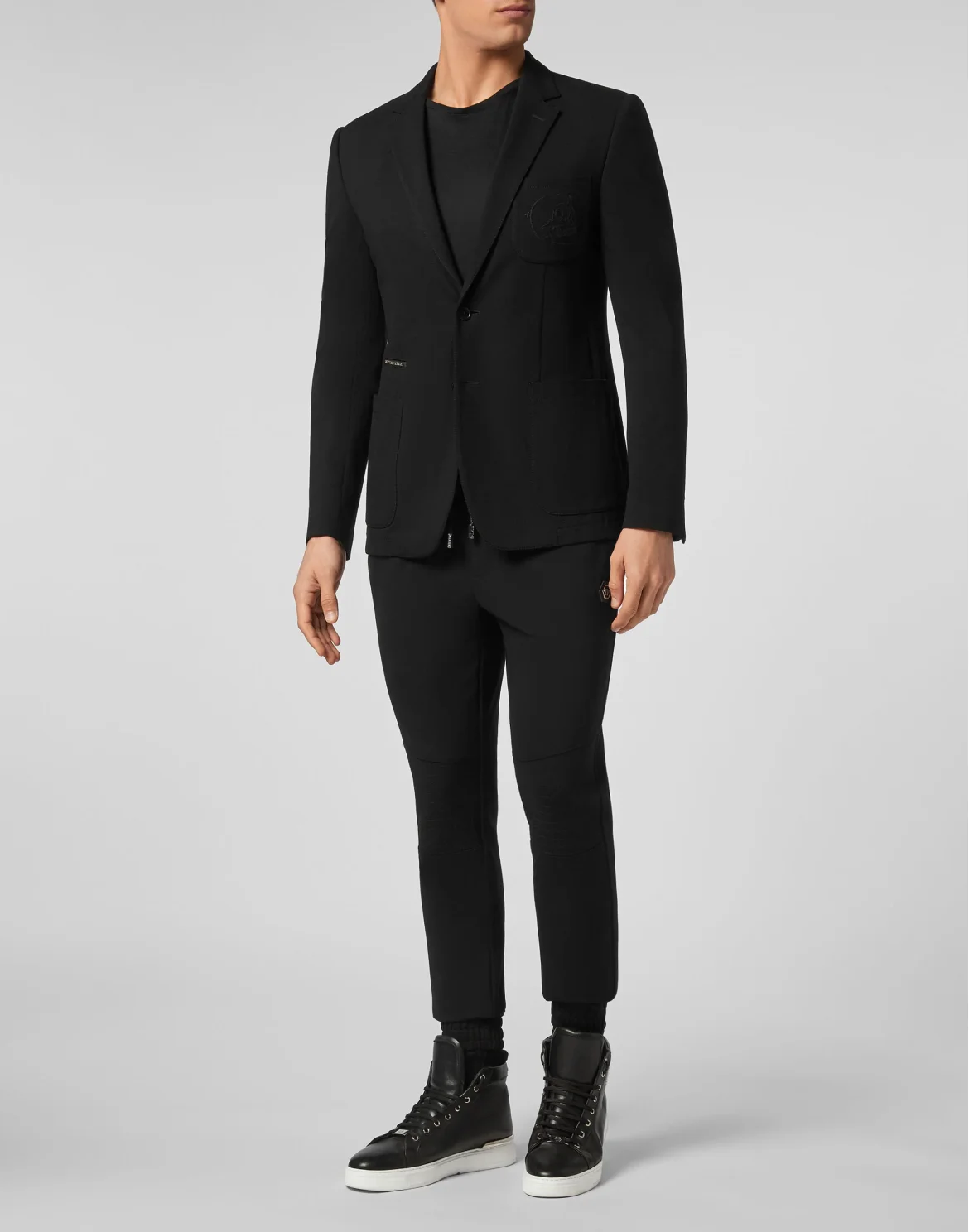 Blazer Slim Fit Skull, цвет: Черный