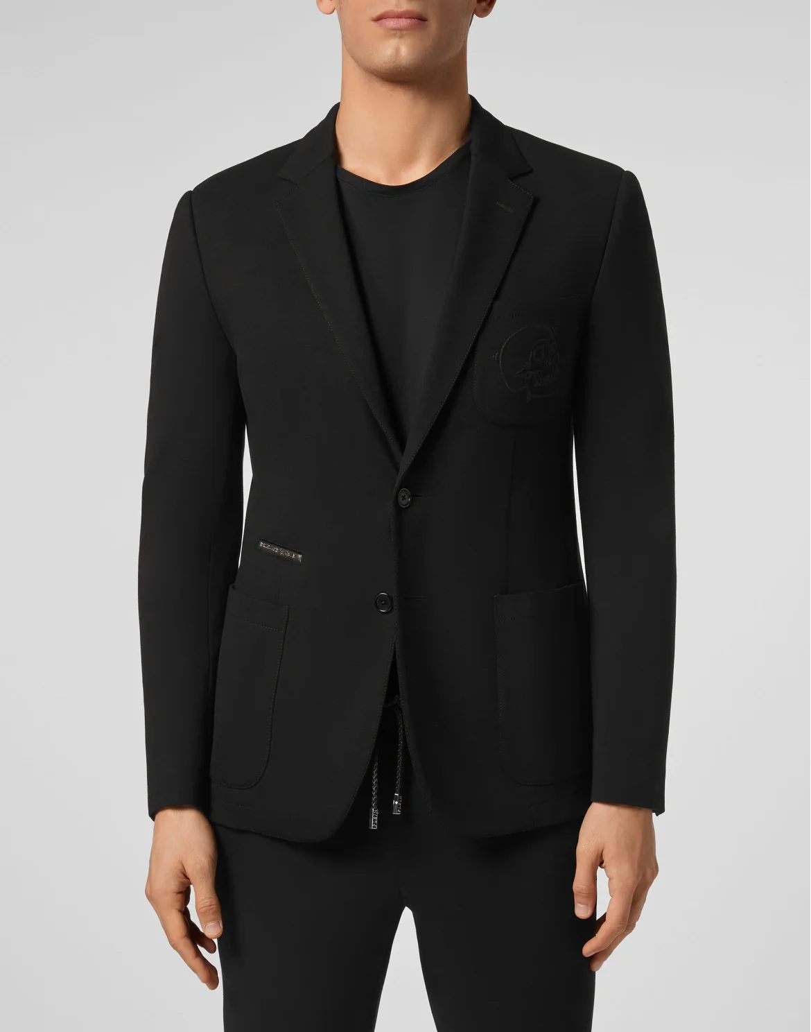 Blazer Slim Fit Skull, цвет: Черный