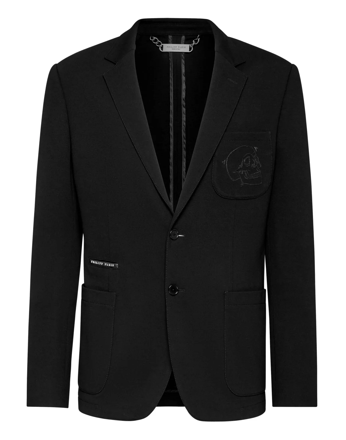 Blazer Slim Fit Skull, цвет: Черный