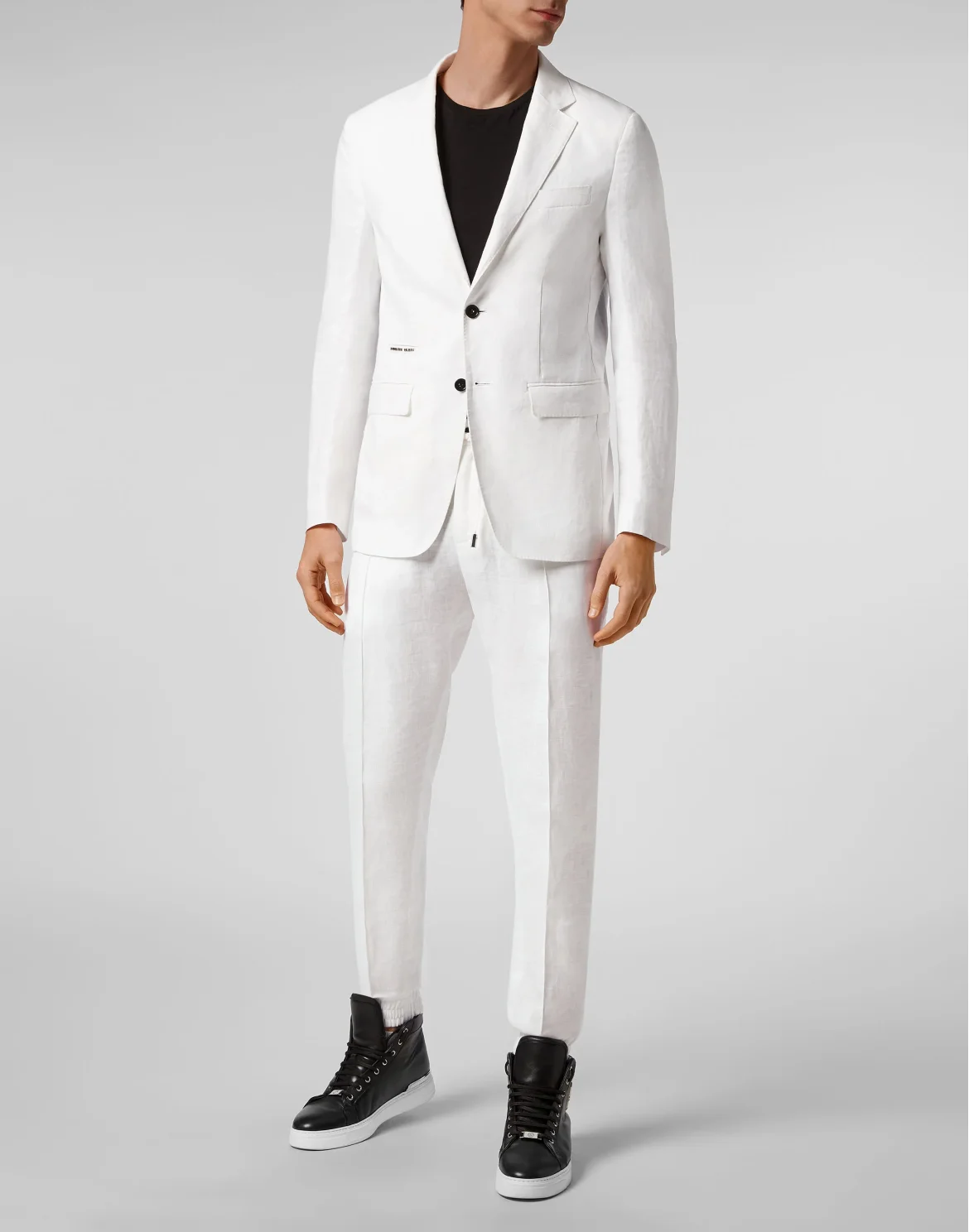 Linen Blazer Regular Fit Iconic Plein, цвет: Белый