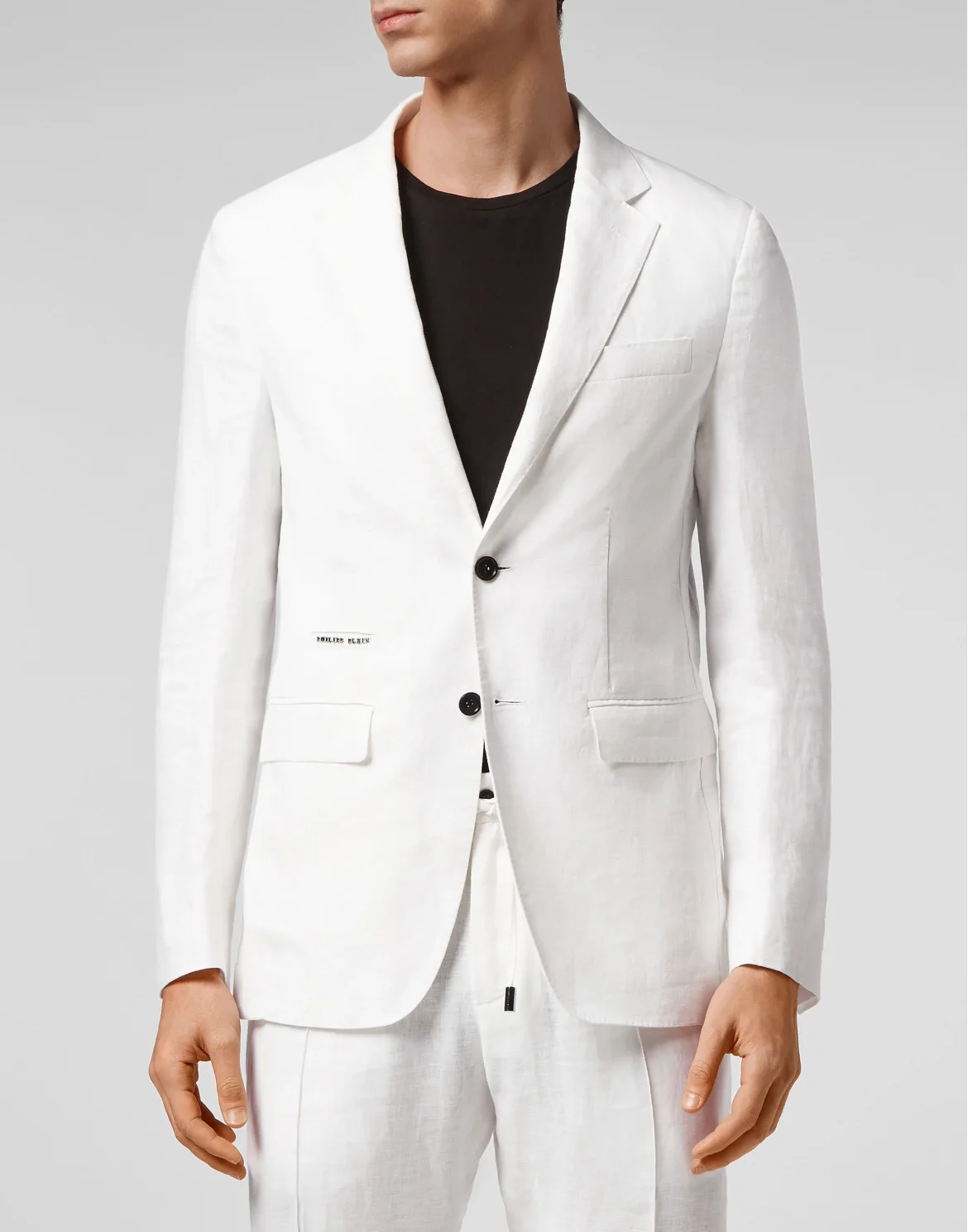 Linen Blazer Regular Fit Iconic Plein, цвет: Белый