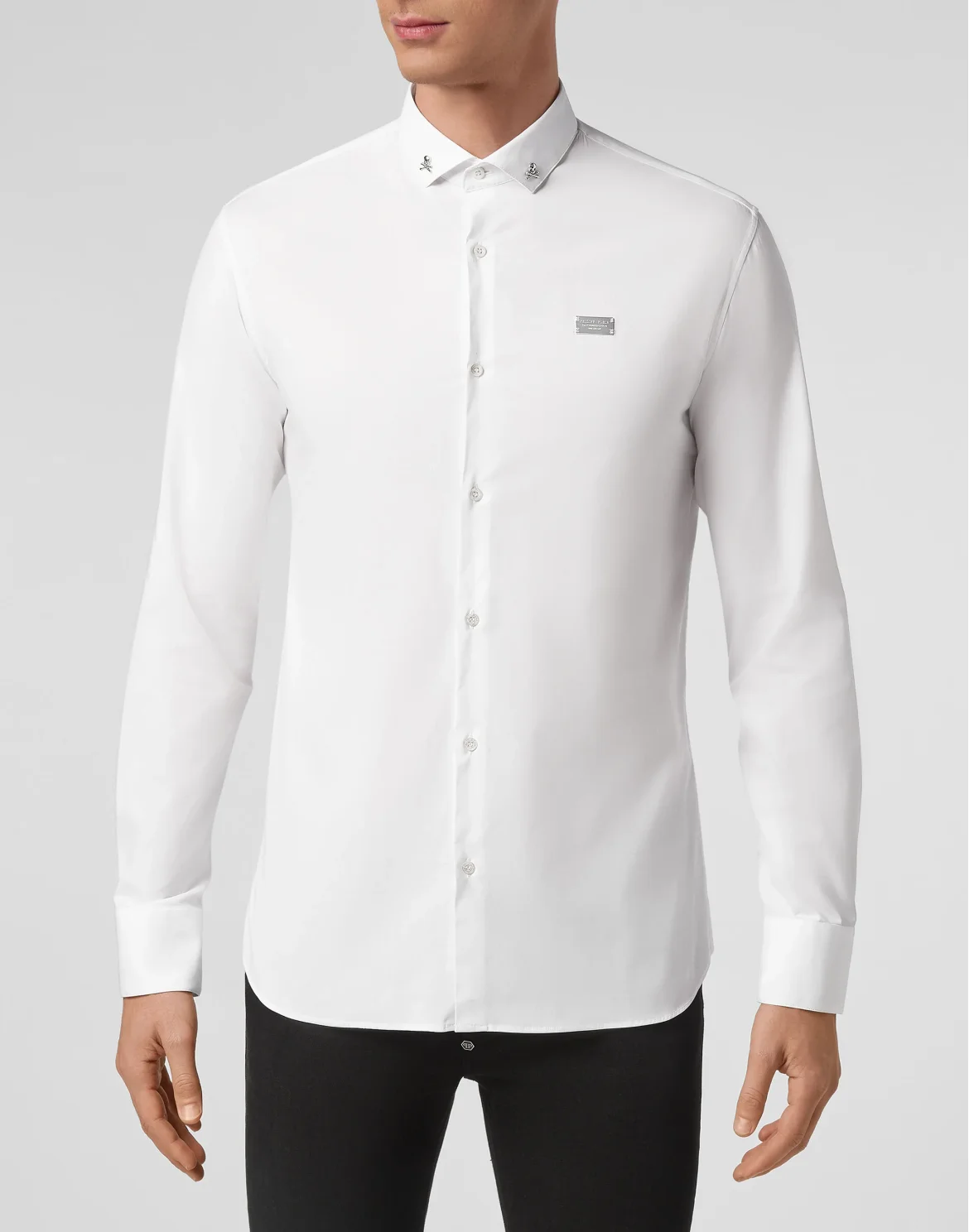 Shirt Platinum Cut LS Iconic Plein, цвет: Белый