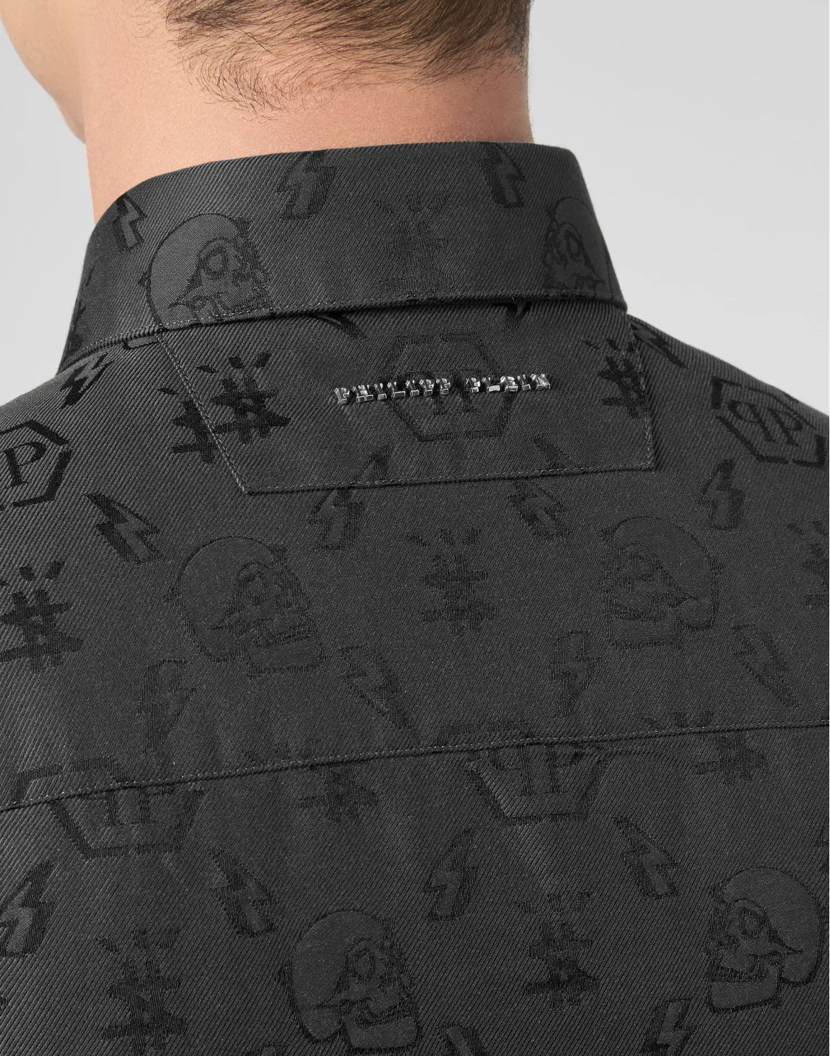 Shirt LS Monogram, цвет: Черный