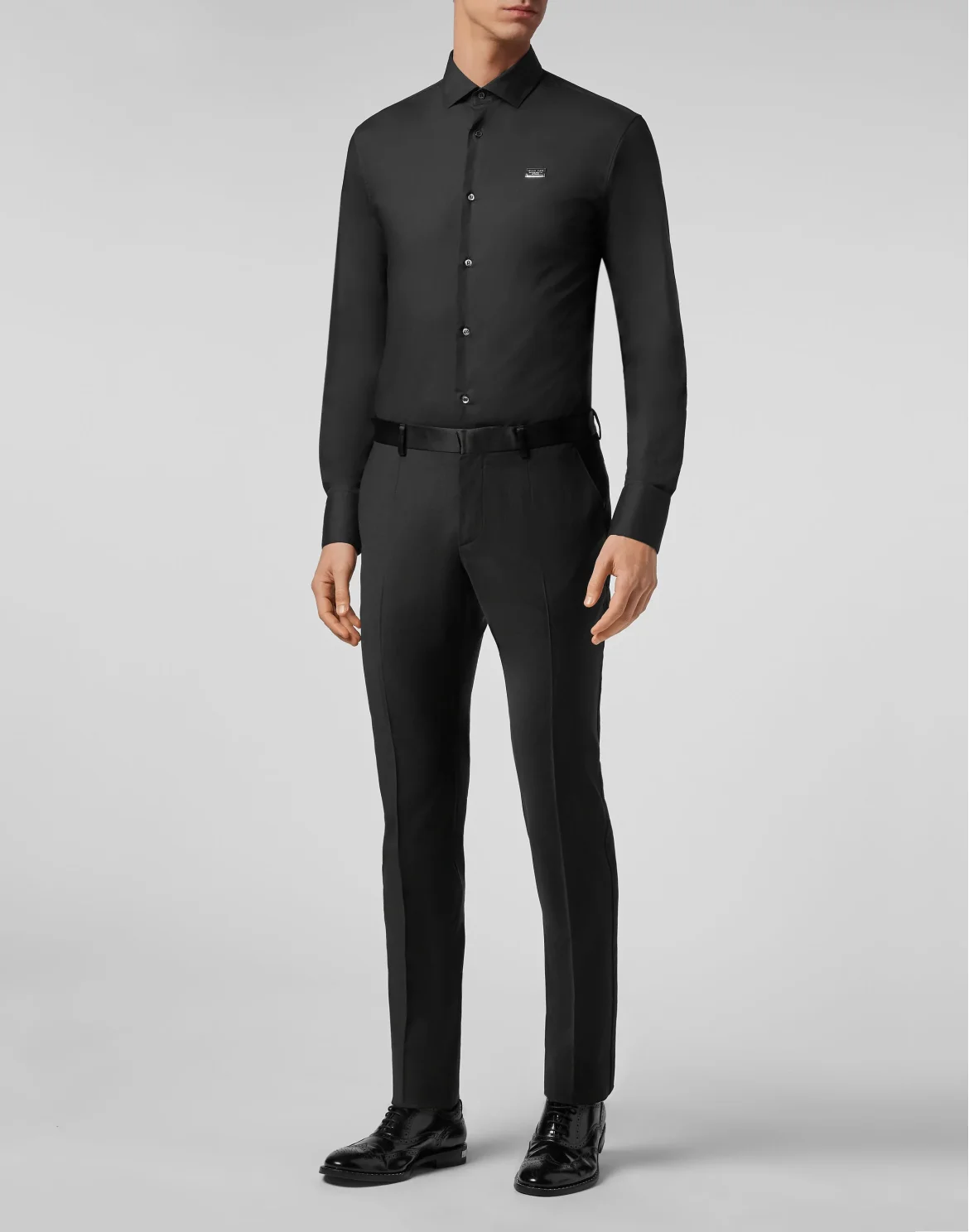 Long Trousers Slim Fit Iconic Plein, цвет: Черный