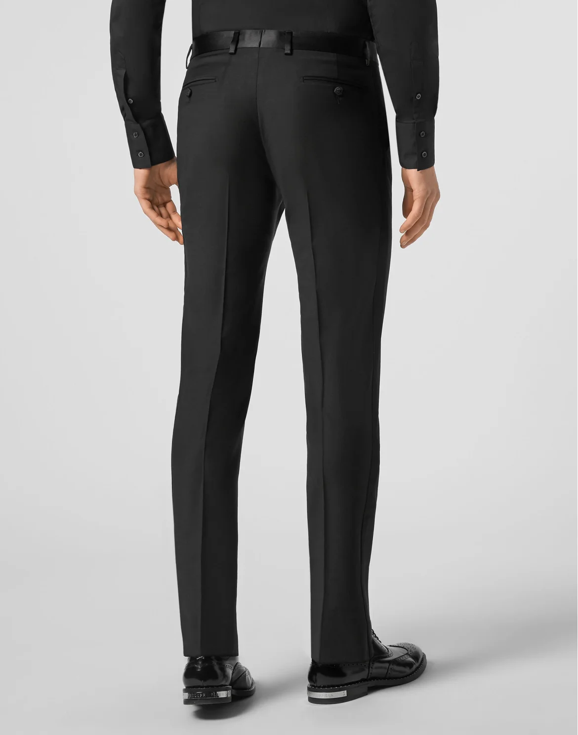Long Trousers Slim Fit Iconic Plein, цвет: Черный