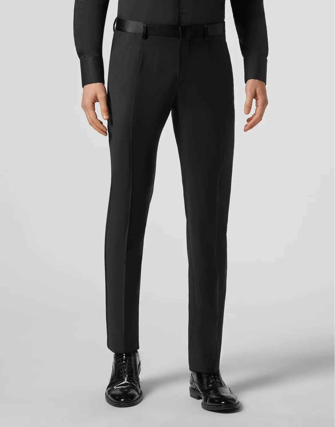 Long Trousers Slim Fit Iconic Plein, цвет: Черный