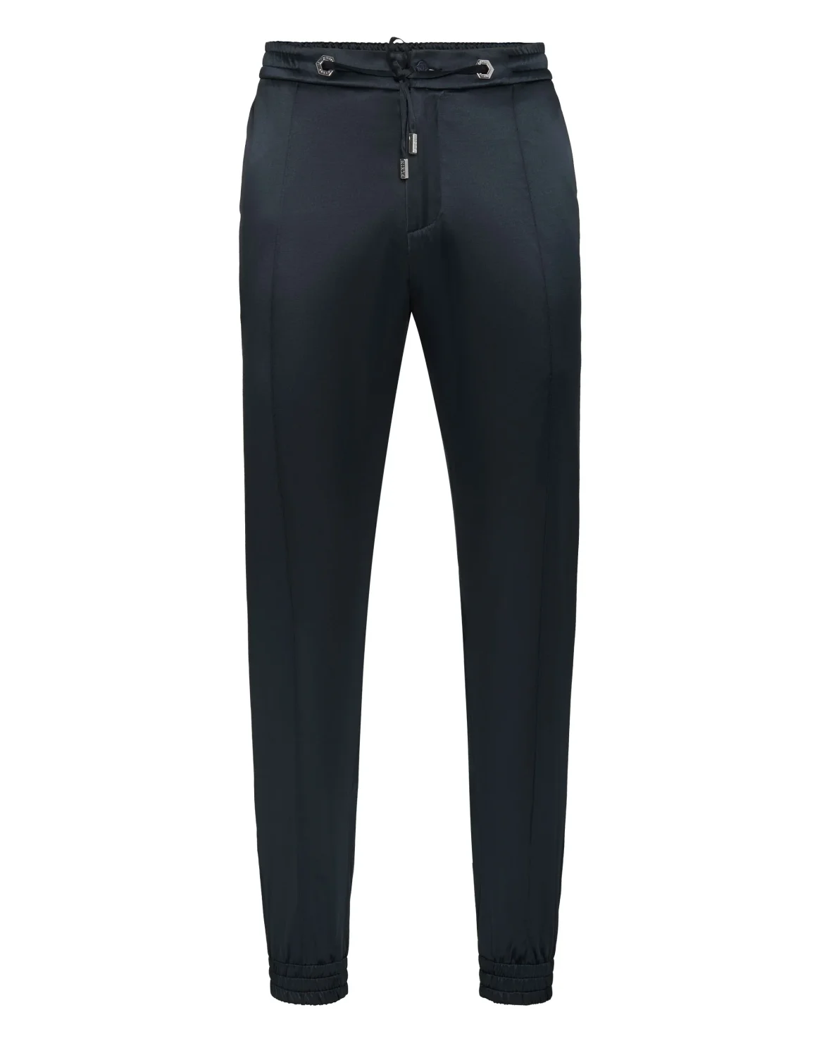 Satin Jogging Trousers Elegant, цвет: Синий