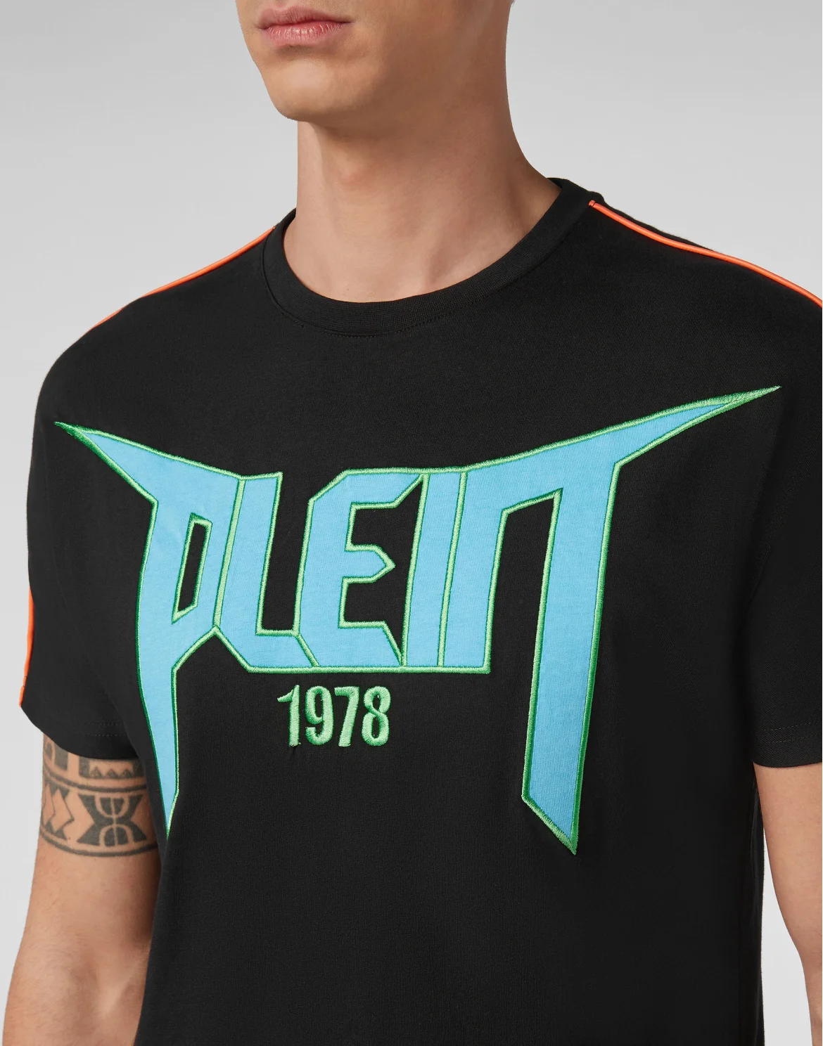 T-shirt Round Neck SS Fluo, цвет: Черный
