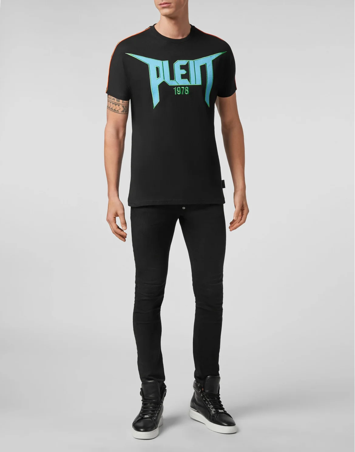 T-shirt Round Neck SS Fluo, цвет: Черный