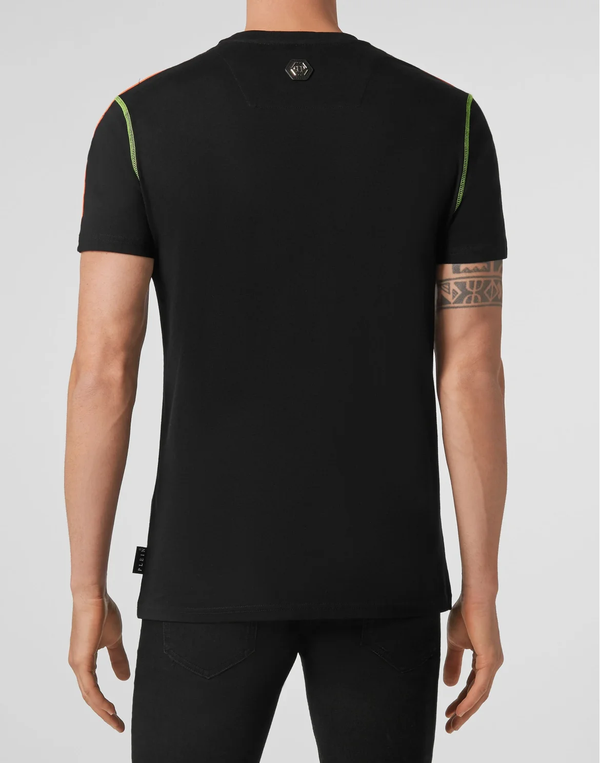 T-shirt Round Neck SS Fluo, цвет: Черный