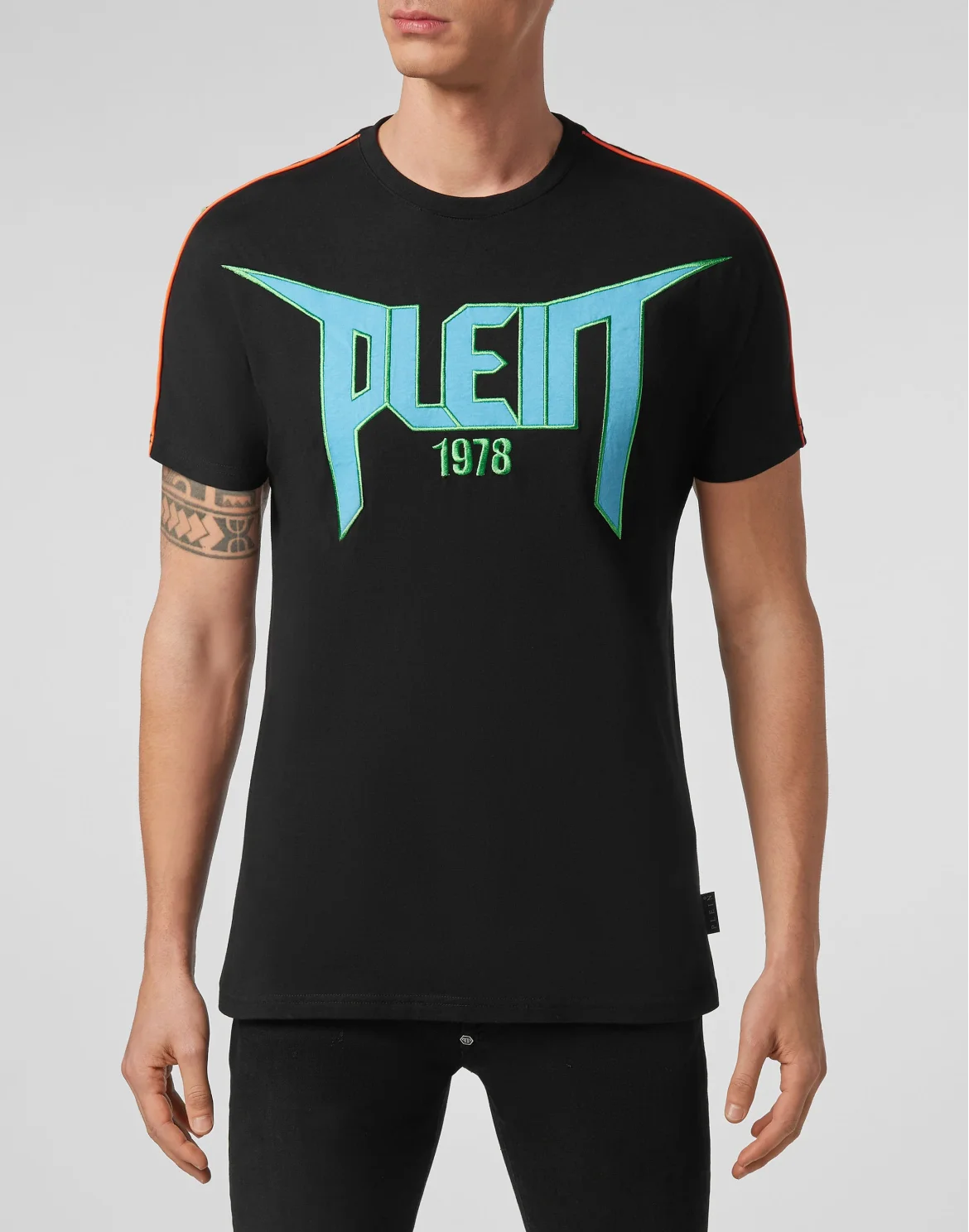 T-shirt Round Neck SS Fluo, цвет: Черный