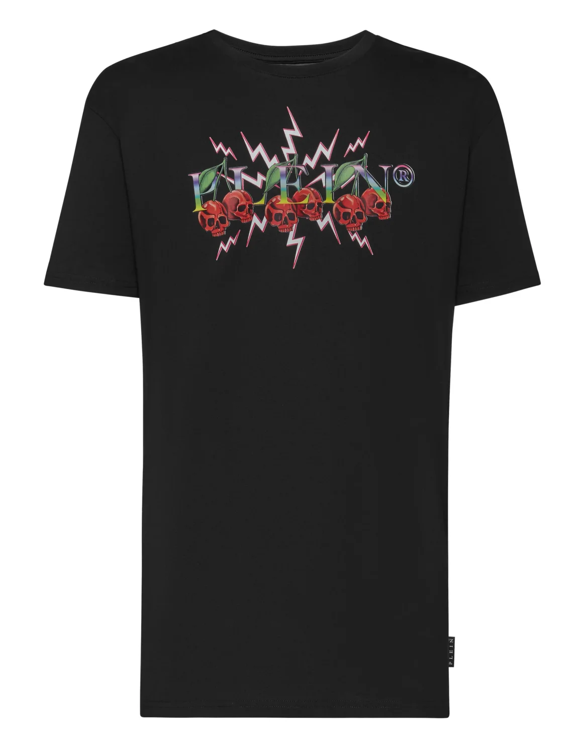 T-shirt Round Neck SS Cherries, цвет: Черный