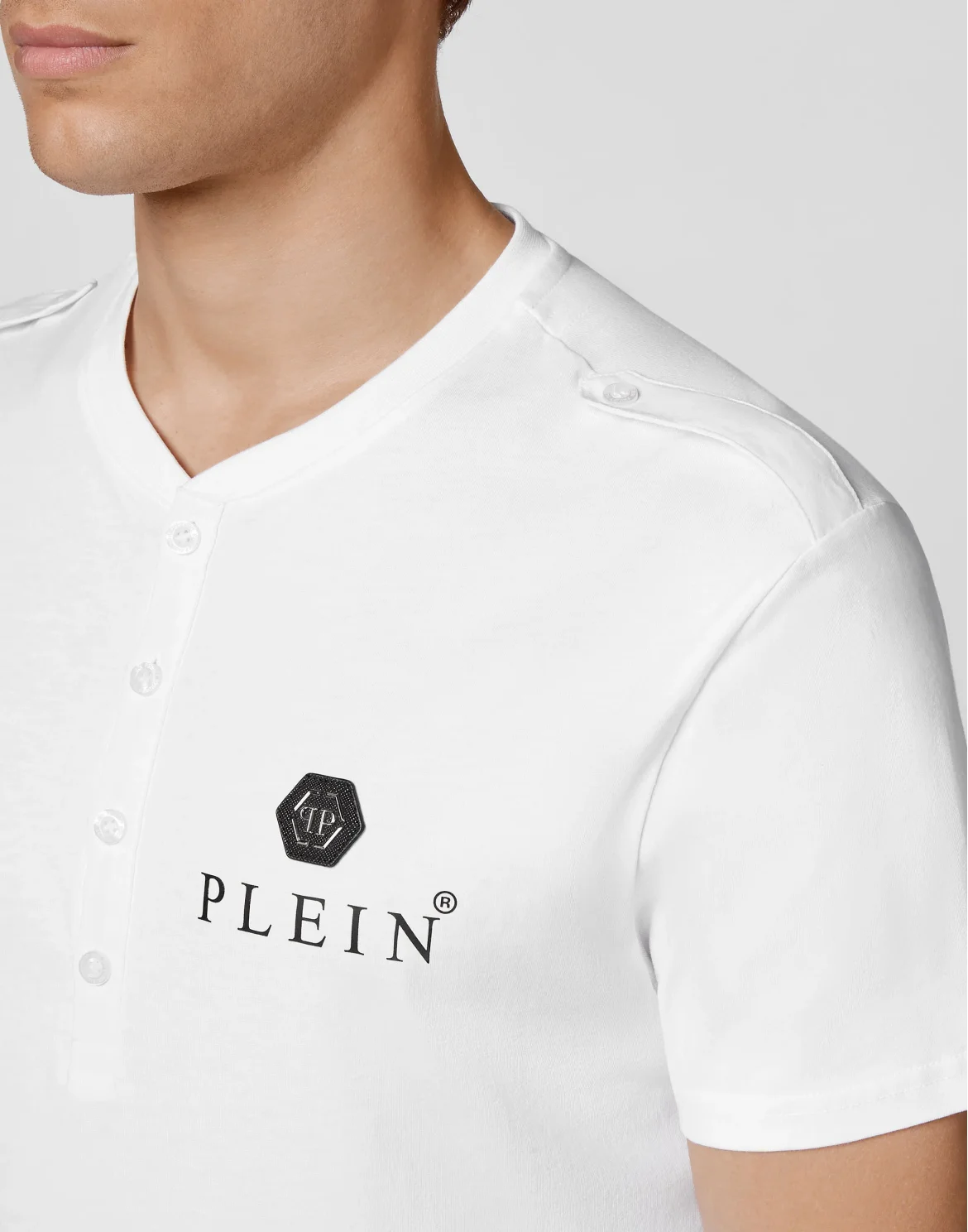 T-shirt Round Neck SS Iconic Plein, цвет: Белый