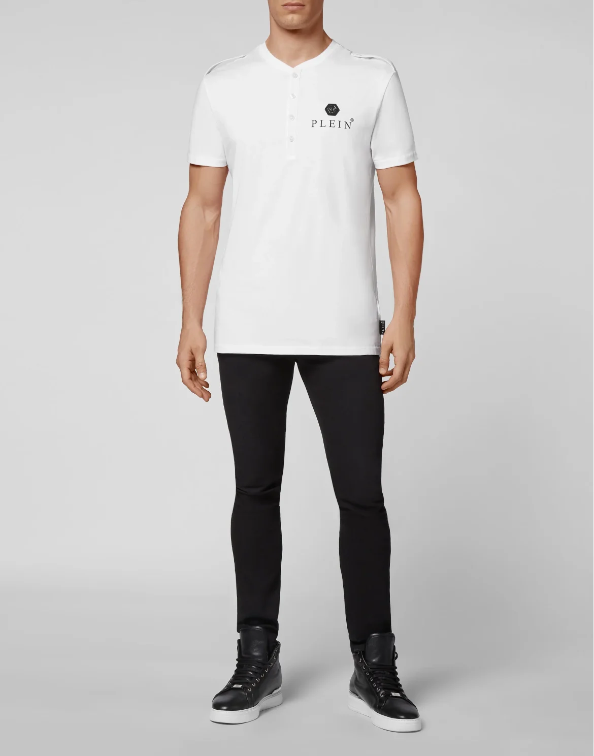 T-shirt Round Neck SS Iconic Plein, цвет: Белый