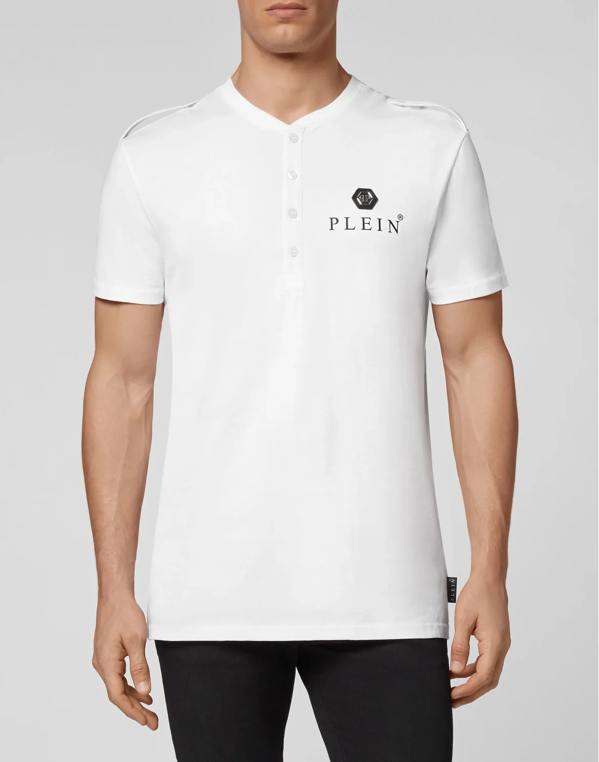T-shirt Round Neck SS Iconic Plein, цвет: Белый