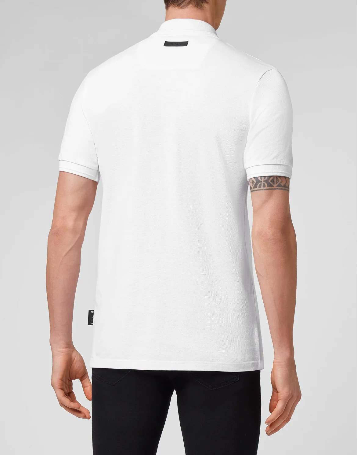 Slim Fit Polo shirt SS Iconic Plein, цвет: Белый