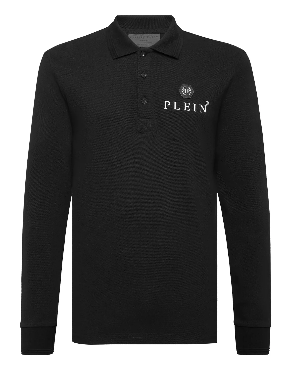 Polo shirt LS Iconic Plein, цвет: Черный