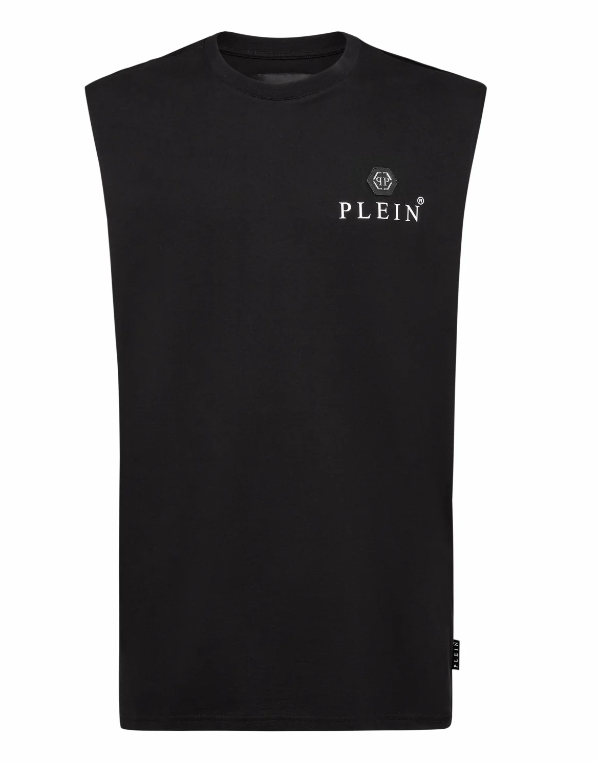 Sleeveless Top Iconic Plein, цвет: Черный
