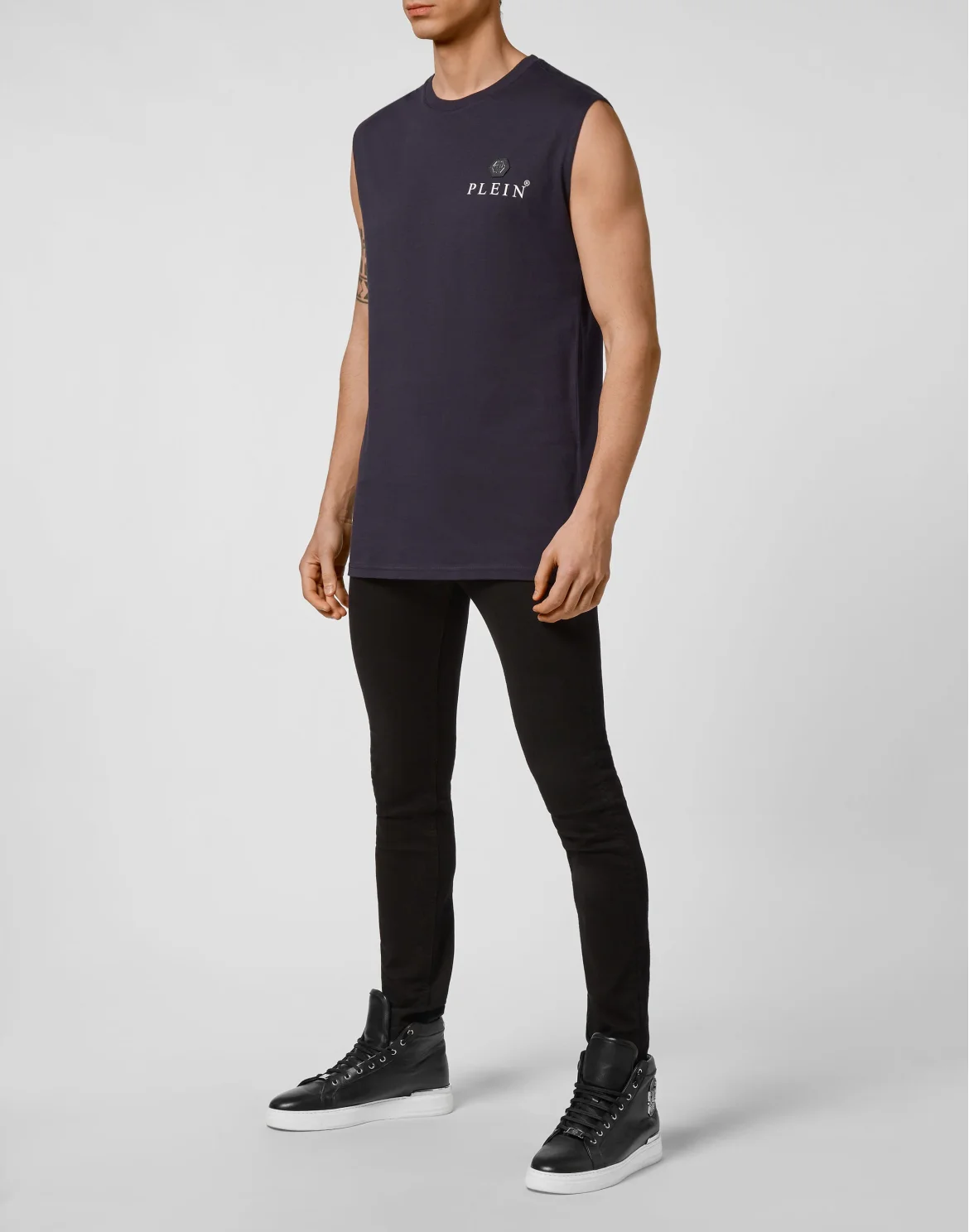 Sleeveless Top Iconic Plein, цвет: Синий