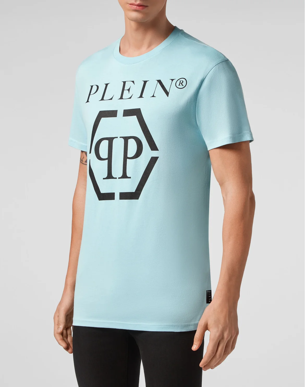 T-shirt Round Neck SS Hexagon, цвет: Голубой