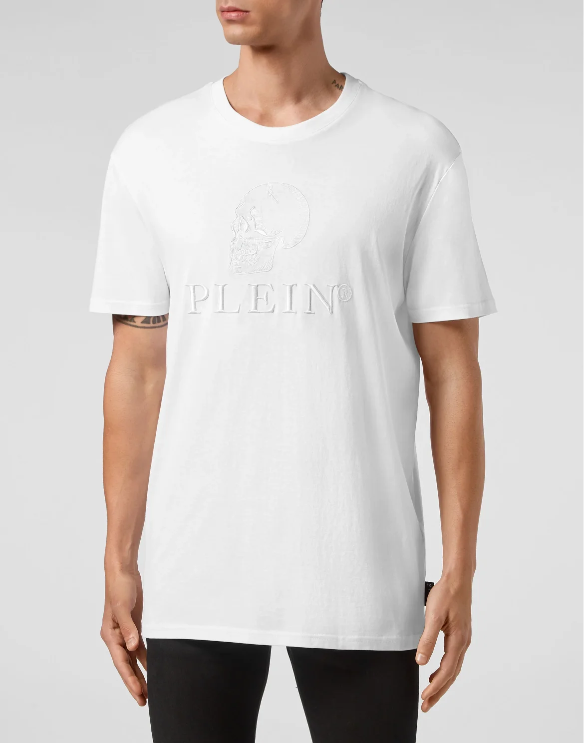 T-shirt Round Neck SS Skull, цвет: Белый