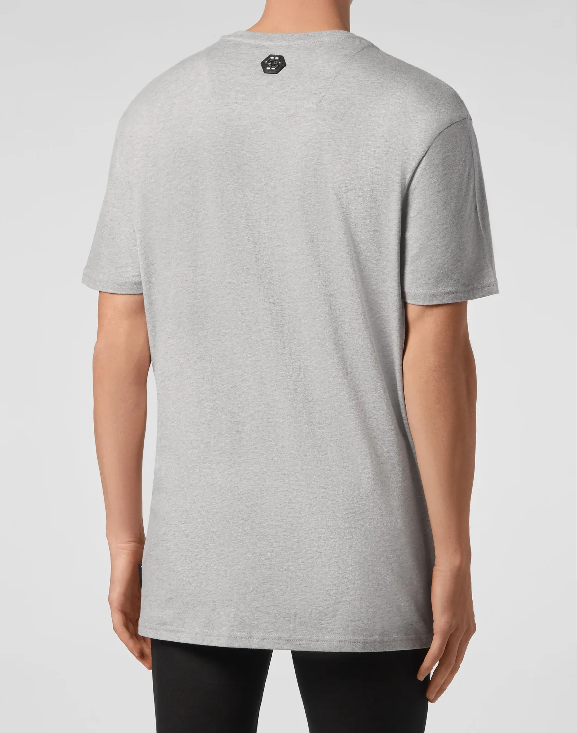T-shirt Round Neck SS Skull, цвет: Серый